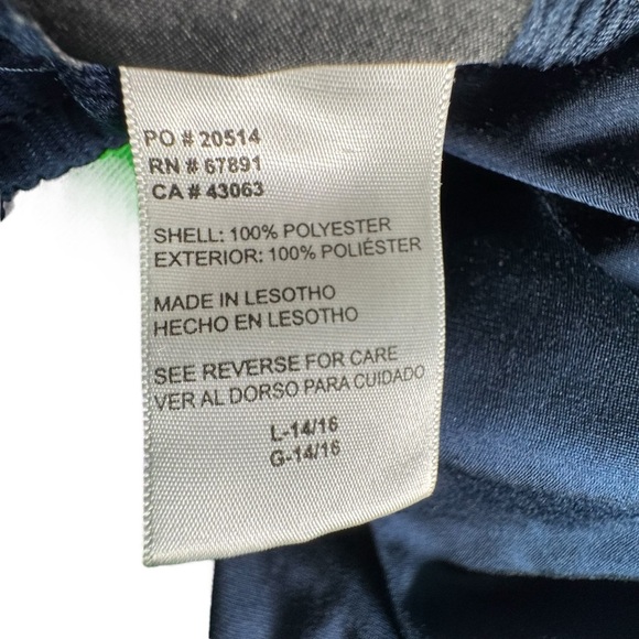 Adidas Youth Track Pants Navy Blue White 3-Stripes Size L 14/16 Athletic Fit - Picture 9 of 11